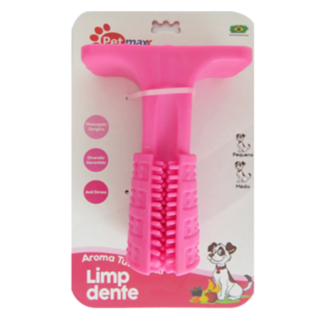Brinquedo Higienizador Dental para Cães Pet Maxx Aroma Tutti Frutti