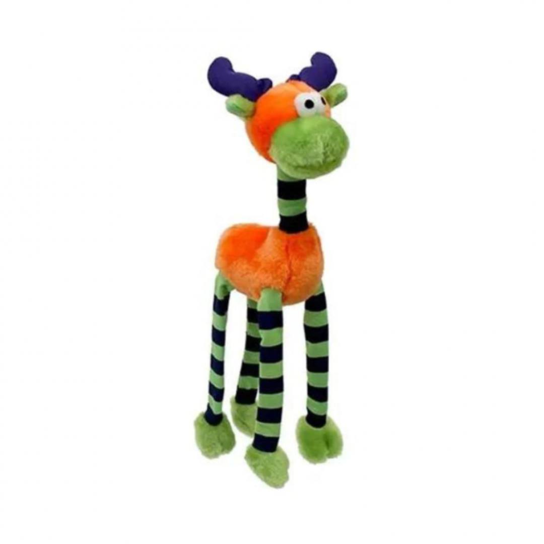 Brinquedo Alce Pelúcia Laranja Savana Pet
