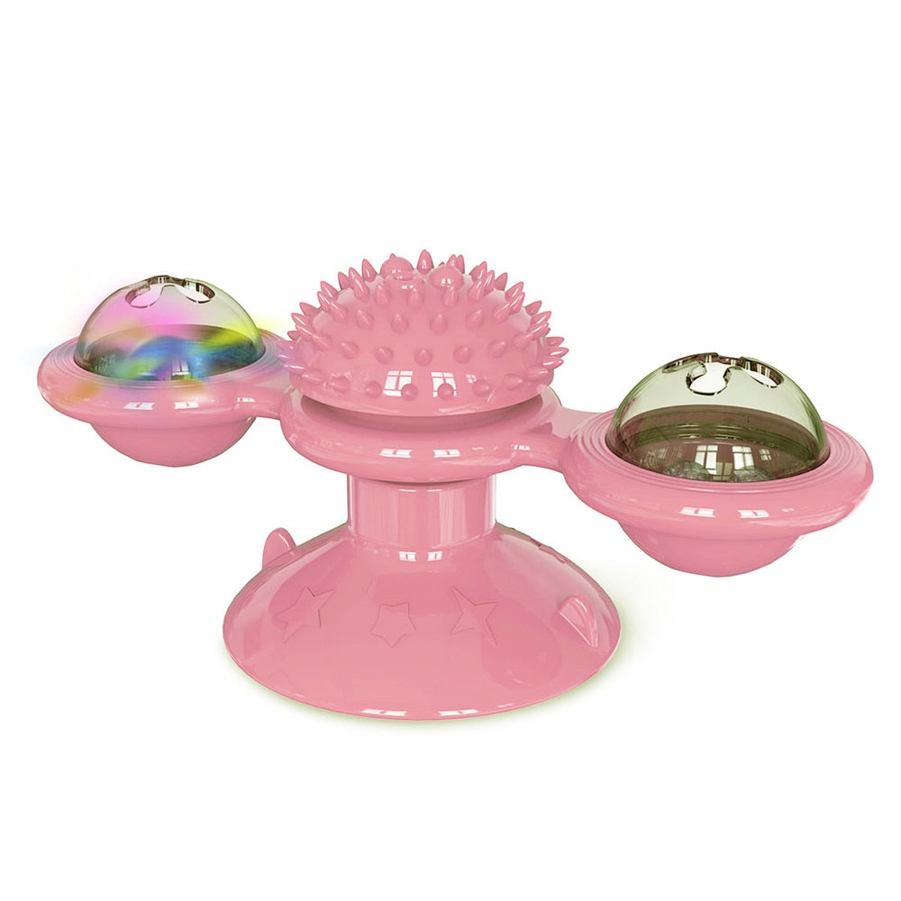 Brinquedo Interativo Giratório para Cães e Gatos
