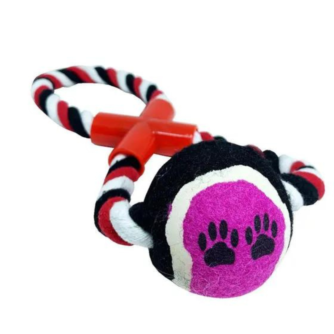 Brinquedo Corda Cruzada Com Bola