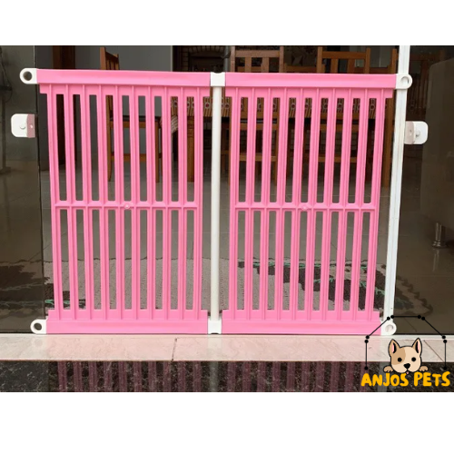 3010014 - GRADE PROTETORA PET EM PVC - PARA PORTAS DE CORRER - ROSA