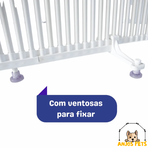 3010011 - GRADE PROTETORA MÓVEL EM PVC - COM VENTOSA BRANCO