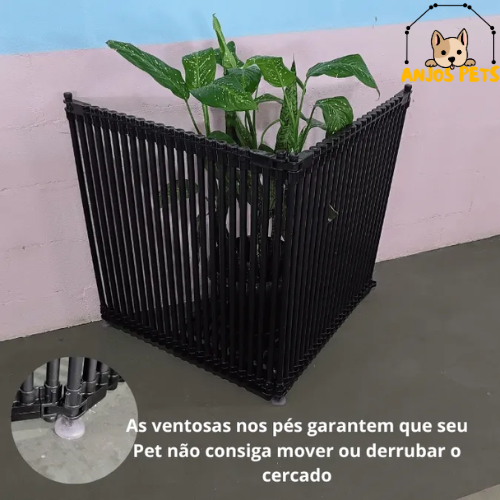 3010015 - MÓDULOS MULTIUSO EM PVC - KIT 2 MÓDULOS - PARA KIT PET MULTIUSO PRETO