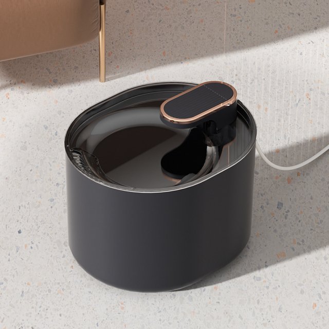 Bebedouro de Água Fonte Modern™ com Filtro e LED | Para Gato