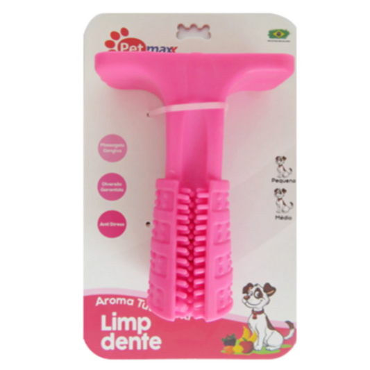 Brinquedo Higienizador Dental para Cães Pet Maxx Aroma Tutti Frutti