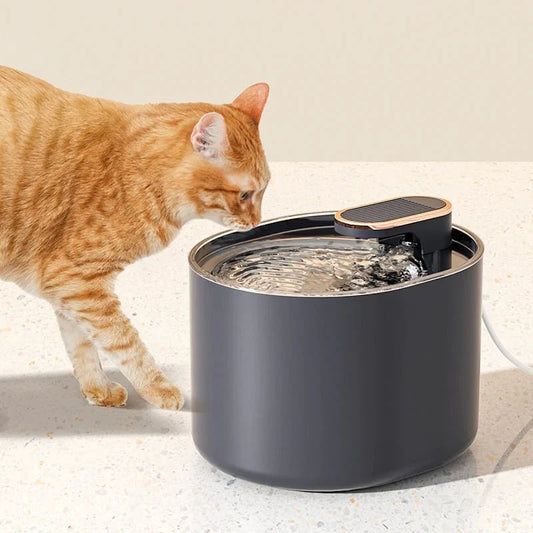 Bebedouro de Água Fonte Modern™ com Filtro e LED | Para Gato