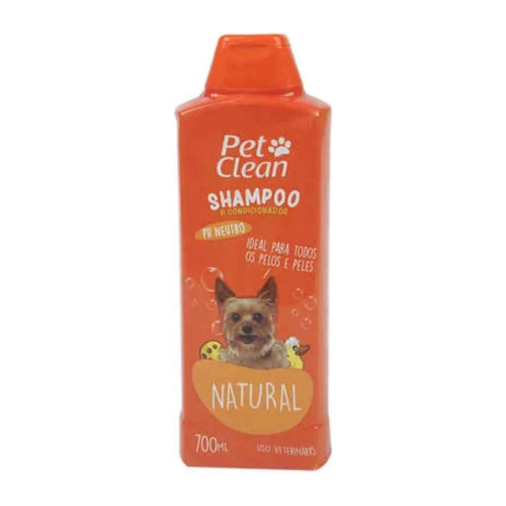 Shampoo e Condicionador Pet Clean Natural para Cães e Gatos