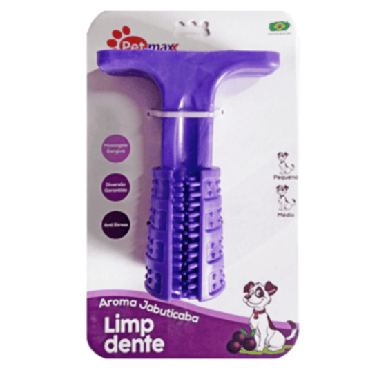 Brinquedo Higienizador Dental para Cães Pet Maxx Aroma Jabuticaba