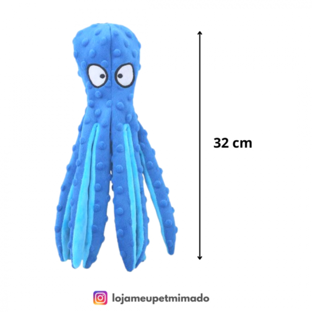 Brinquedo Polvo Amigo Pelucia Anti Stress para Cachorro