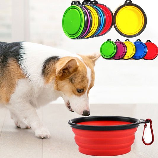 Tigela Dobrável PetBowl™ para Passeio e Viagens | Para Cachorro e Gato