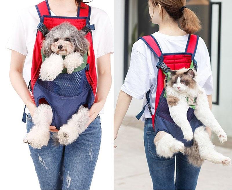 Mochila para Transporte de Cachorros e Gatos - Pet Canguru Luxo
