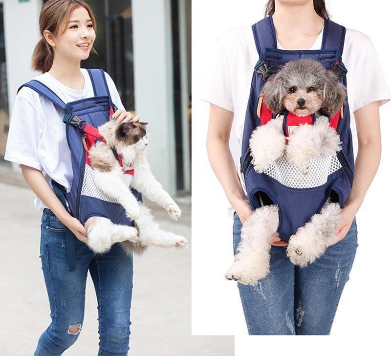 Mochila para Transporte de Cachorros e Gatos - Pet Canguru Luxo