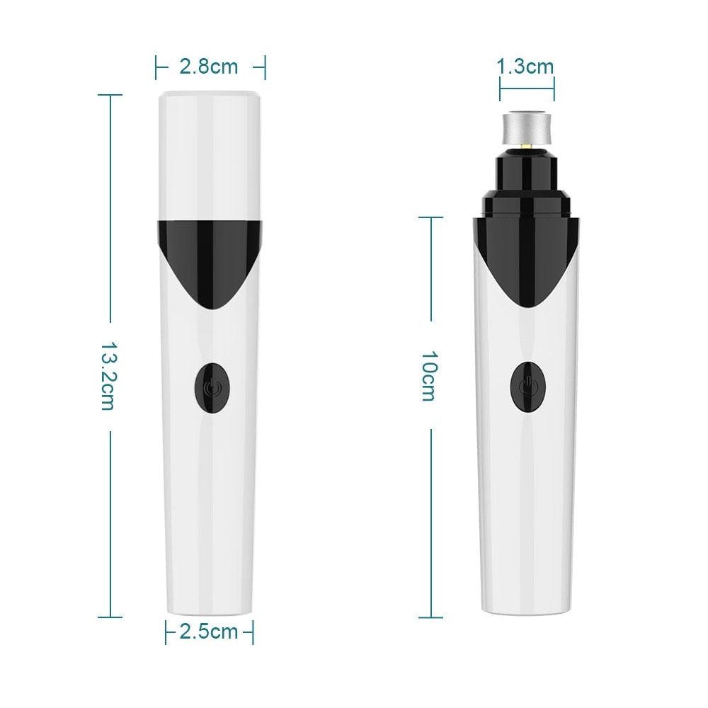 Lixador de unhas para Cachorros e Gatos recarregável USB - Nail Pet