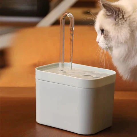 Bebedouro Fonte de Água Cascata™ com Filtro | Para Gatos