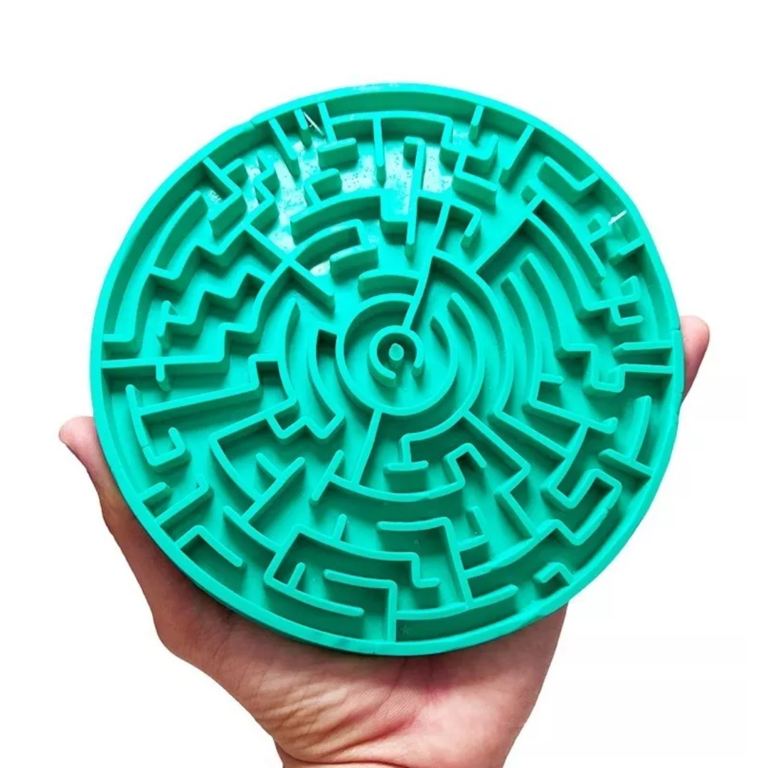 Brinquedo E Comedouro Tapete Labirinto Cores Sortidas