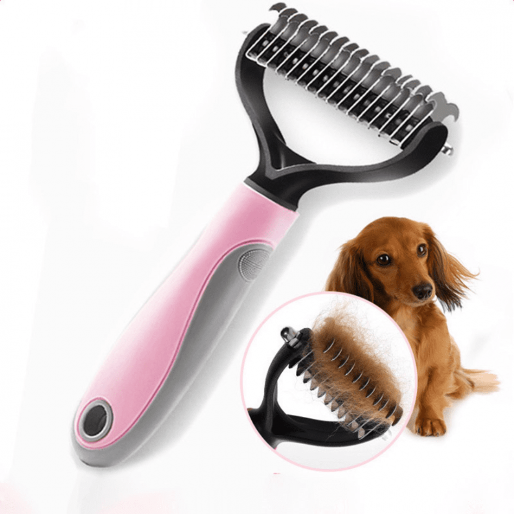 Escova Rasqueadeira Profissional para Cães
