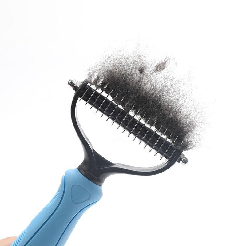 Escova Rasqueadeira Profissional para Cães e Gatos