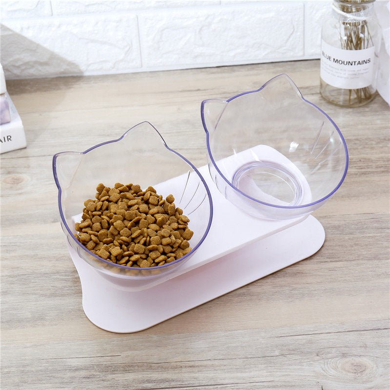 Tigela Alta Anti Vômito CatBowl™ | Para Gato