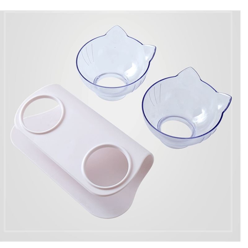Tigela Alta Anti Vômito CatBowl™ | Para Gato